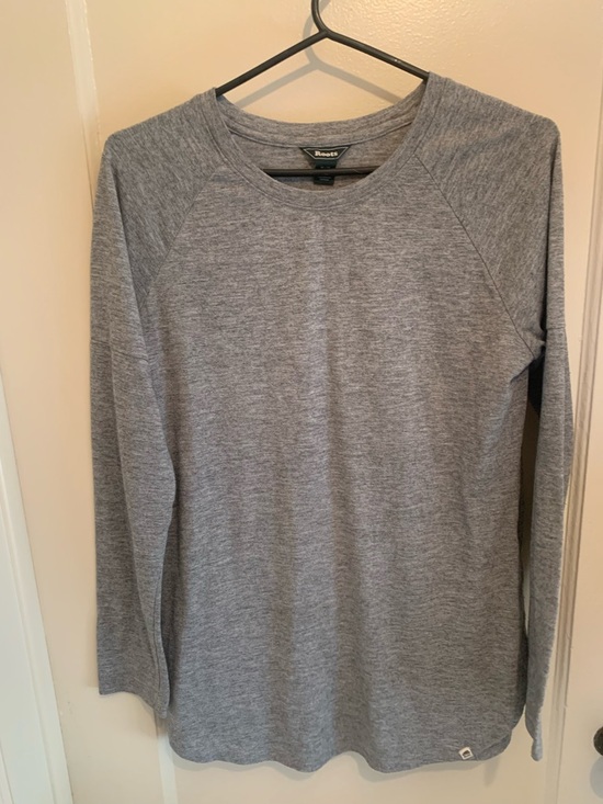 Roots Other - Roots Salt and Pepper Grey Long Sleeve Crewneck  Tshirt SZ Medium